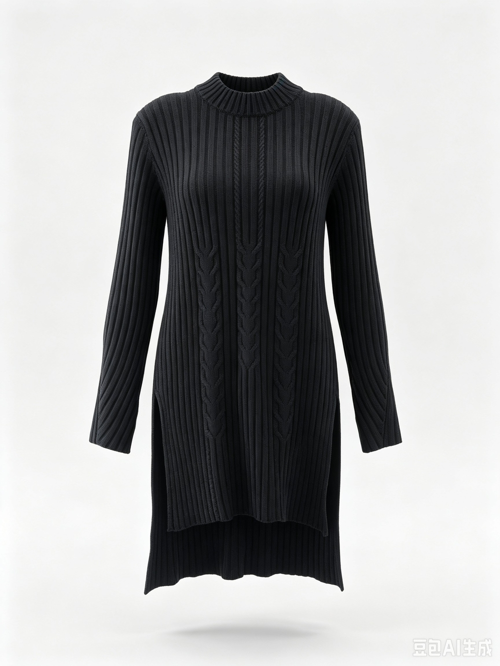 Celine  Ribbed Knit Sweater Dress - Women